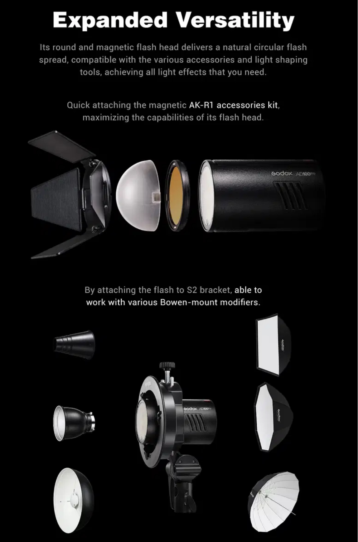 فلاش جودوكس AD100Pro المحمول (AD100PRO)